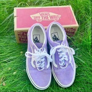 Vans old skool womens 6.5
Purple chalk violet white sneakers shoes Skate